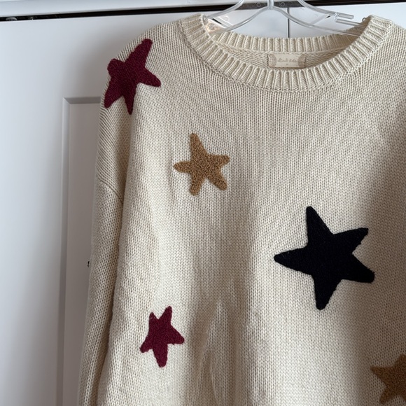 Altar’d State Cropped Star Sweater - Picture 3 of 6